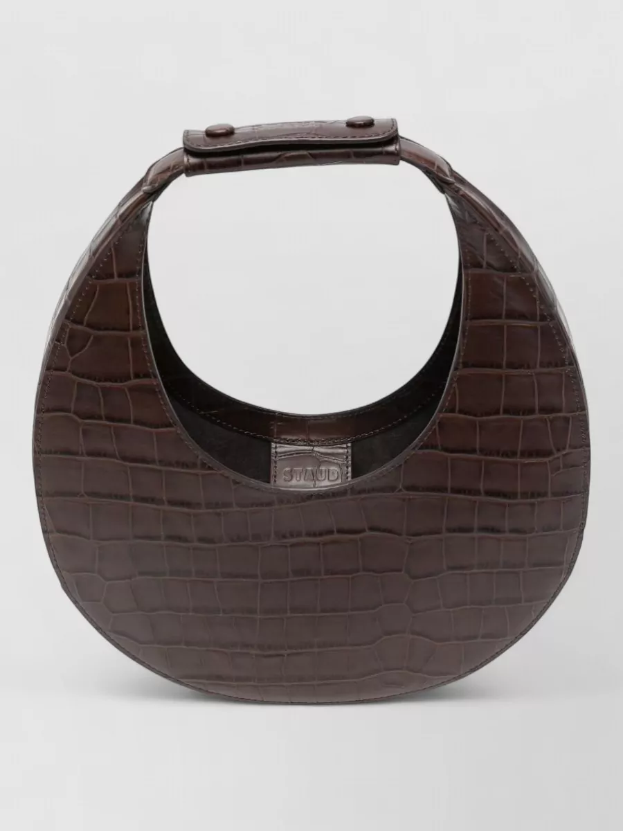 Staud moon leather shoulder bag