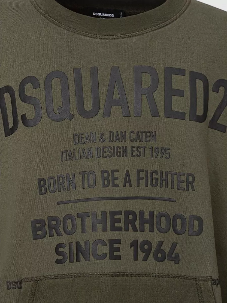 Dsquared2 Cotton Oversized Logo-Print T-Shirt