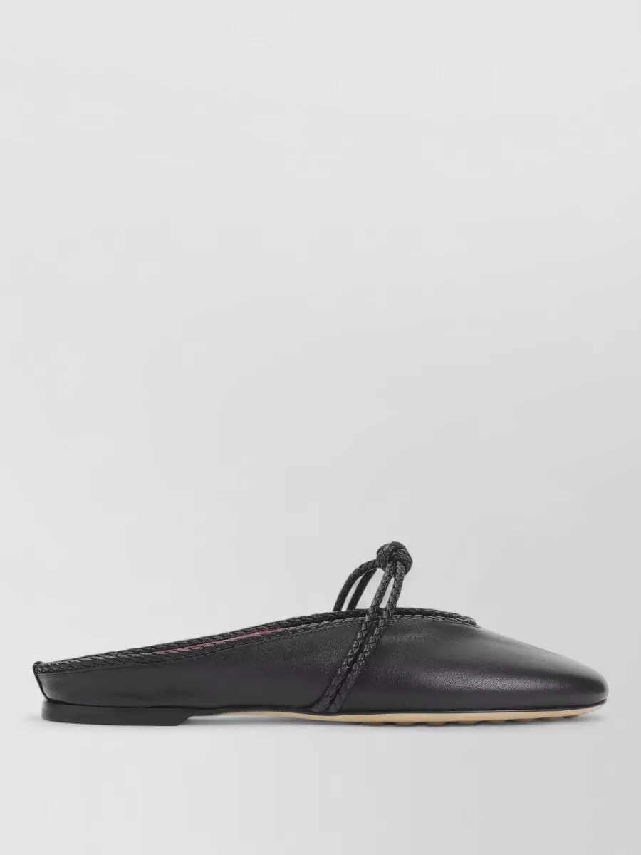 Bottega Veneta Leather Mary-Jane Mules