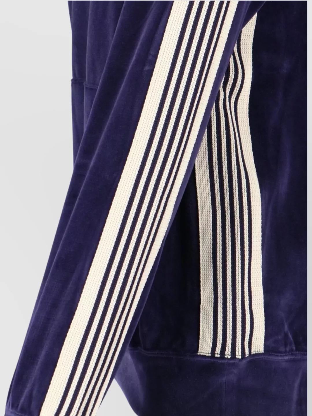 Needles Hooded Sweatshirt Striped Sleeves