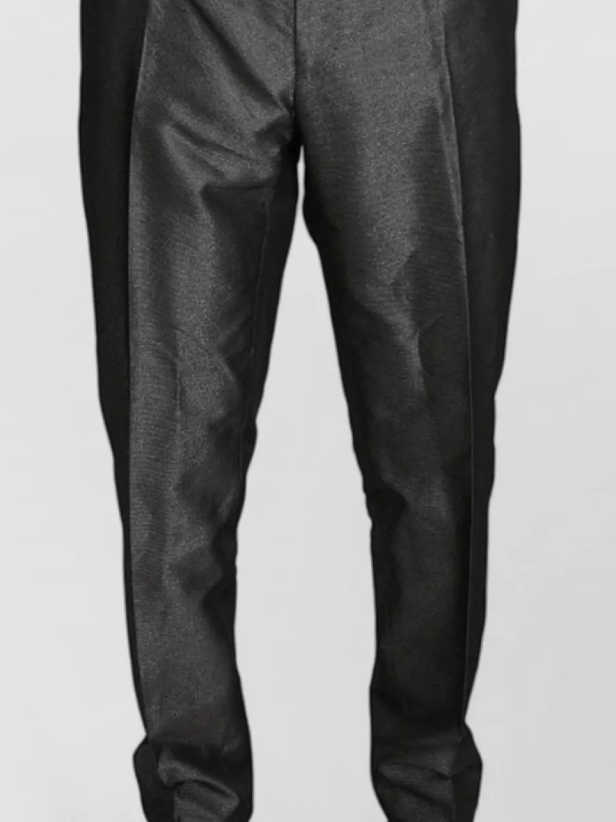 Dolce&Gabbana Silk Patterned Two-Piece Tuxedo Suit