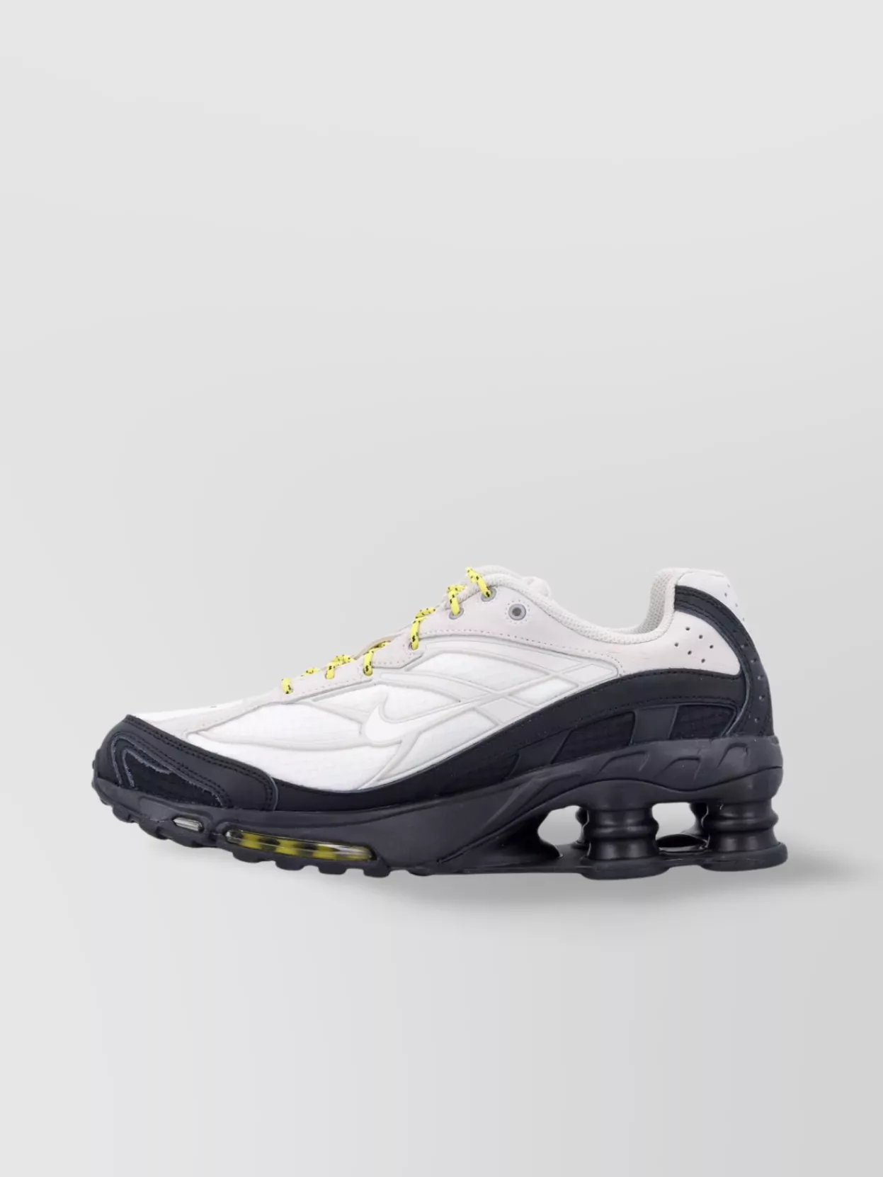 Nike Mesh And Leather Sneakers With Layered Construction