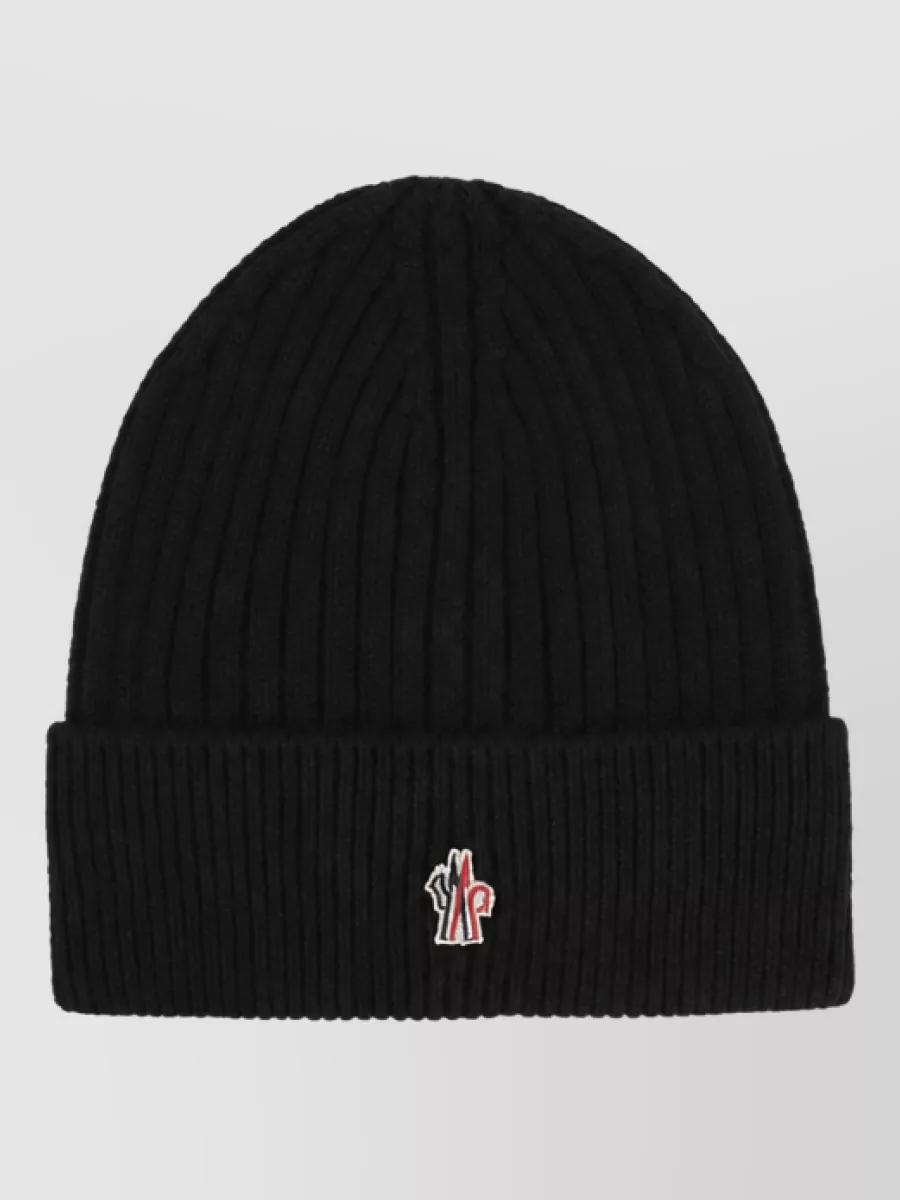 Moncler Grenoble Ribbed virgin wool beanie