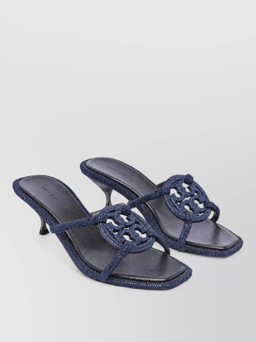 Tory Burch leather low heel sandals