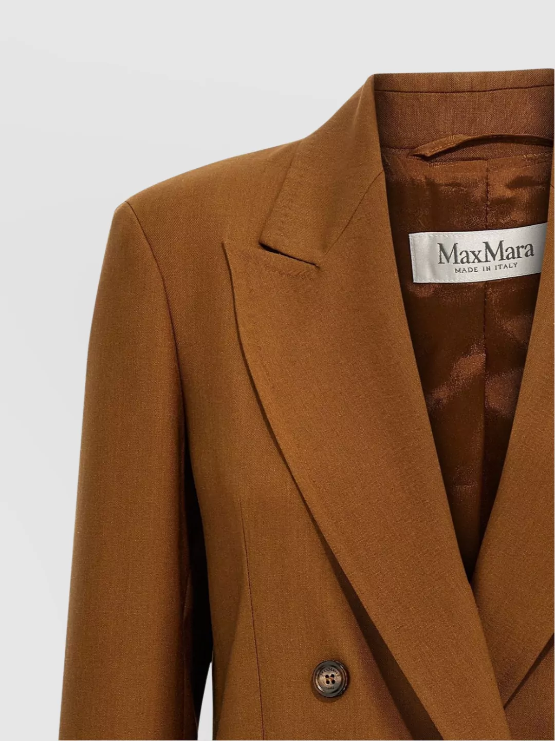 Max Mara 'Palanca' Double-Breasted Blazer Featuring Back Vent