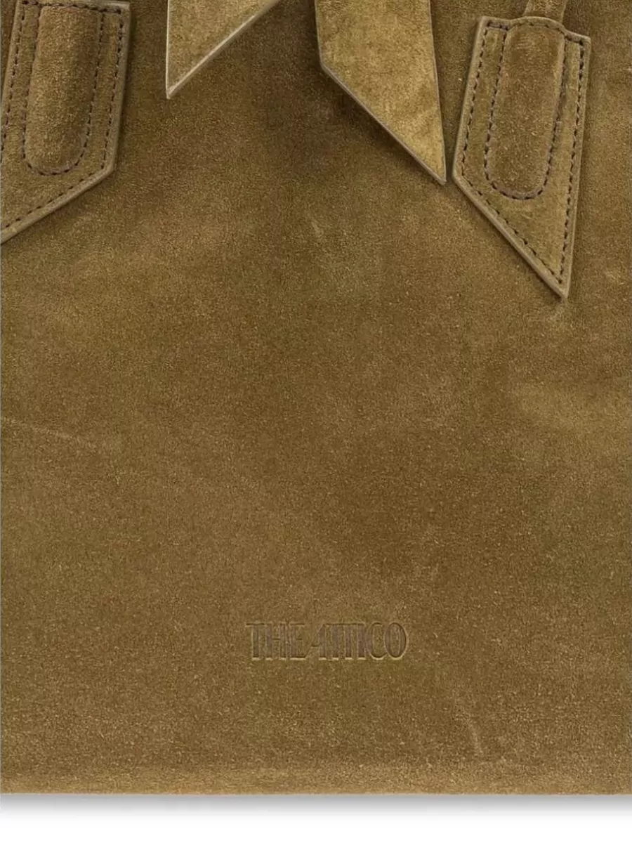 The Attico Medium Suede Leather Tote Bag