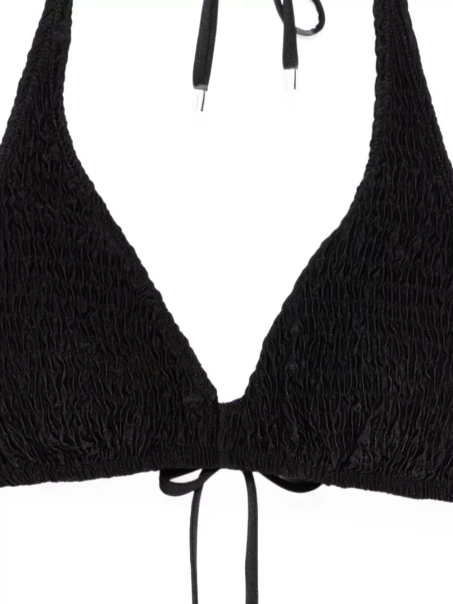 Emporio Armani Smocked Halterneck Bodysuit