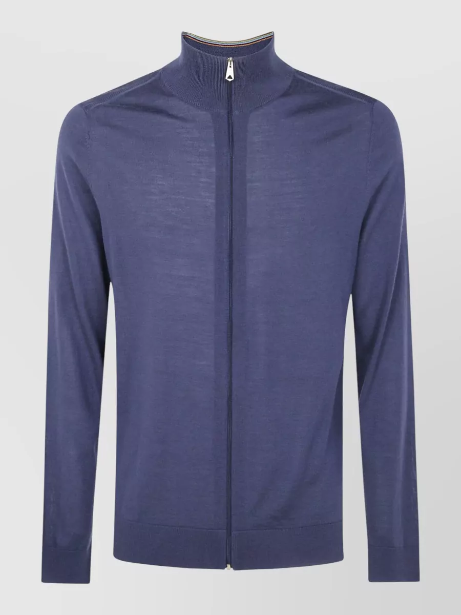 Paul Smith merino wool zip-up cardigan