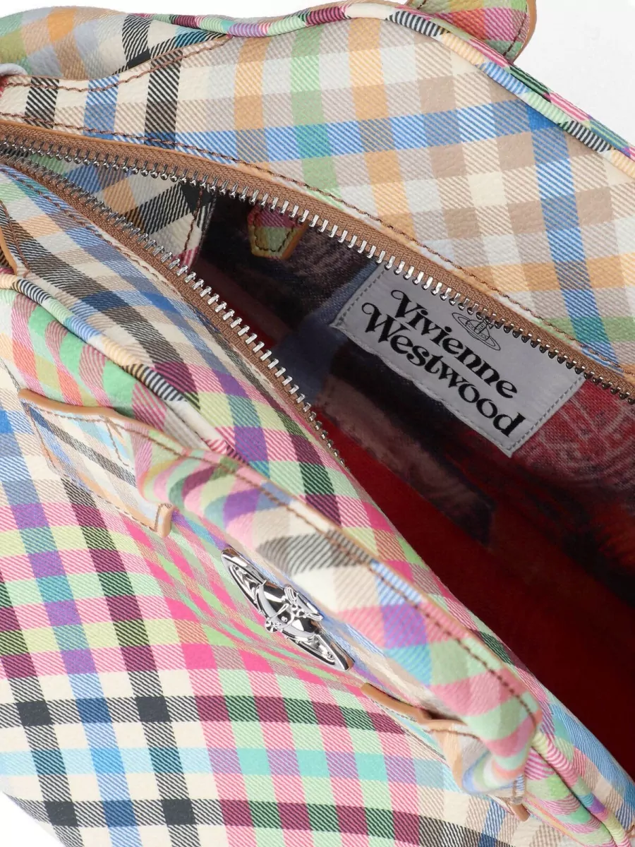 Vivienne Westwood Yasmine Printed Canvas Medium Tote Bag
