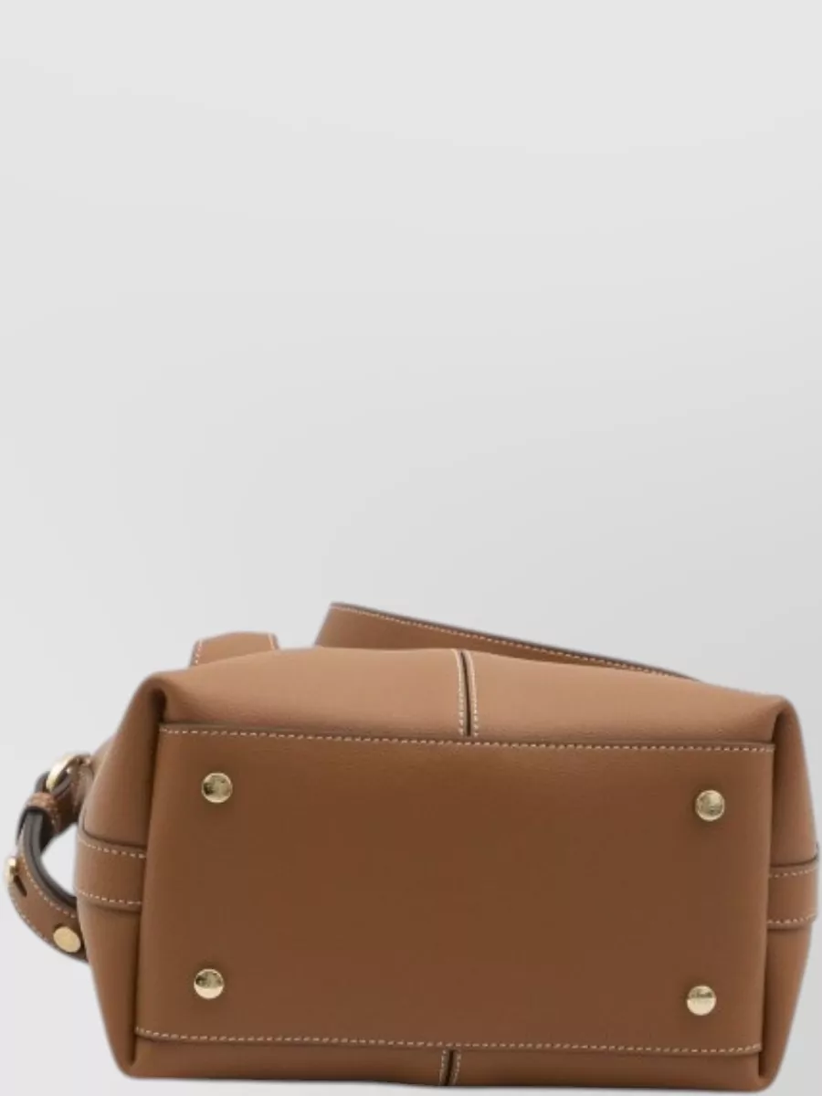 Tod's Mini Leather Shopping Tote Bag