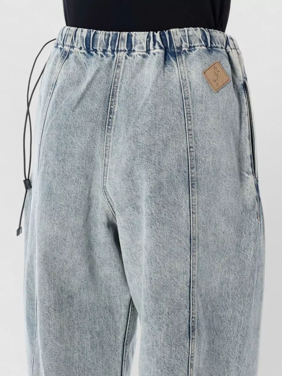 Haikure Angel Elastic Waist Jeans Back Pockets