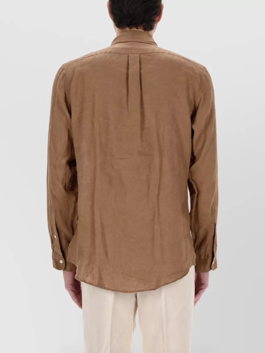 Polo Ralph Lauren Logo Shirt Button Down Collar Long Sleeves
