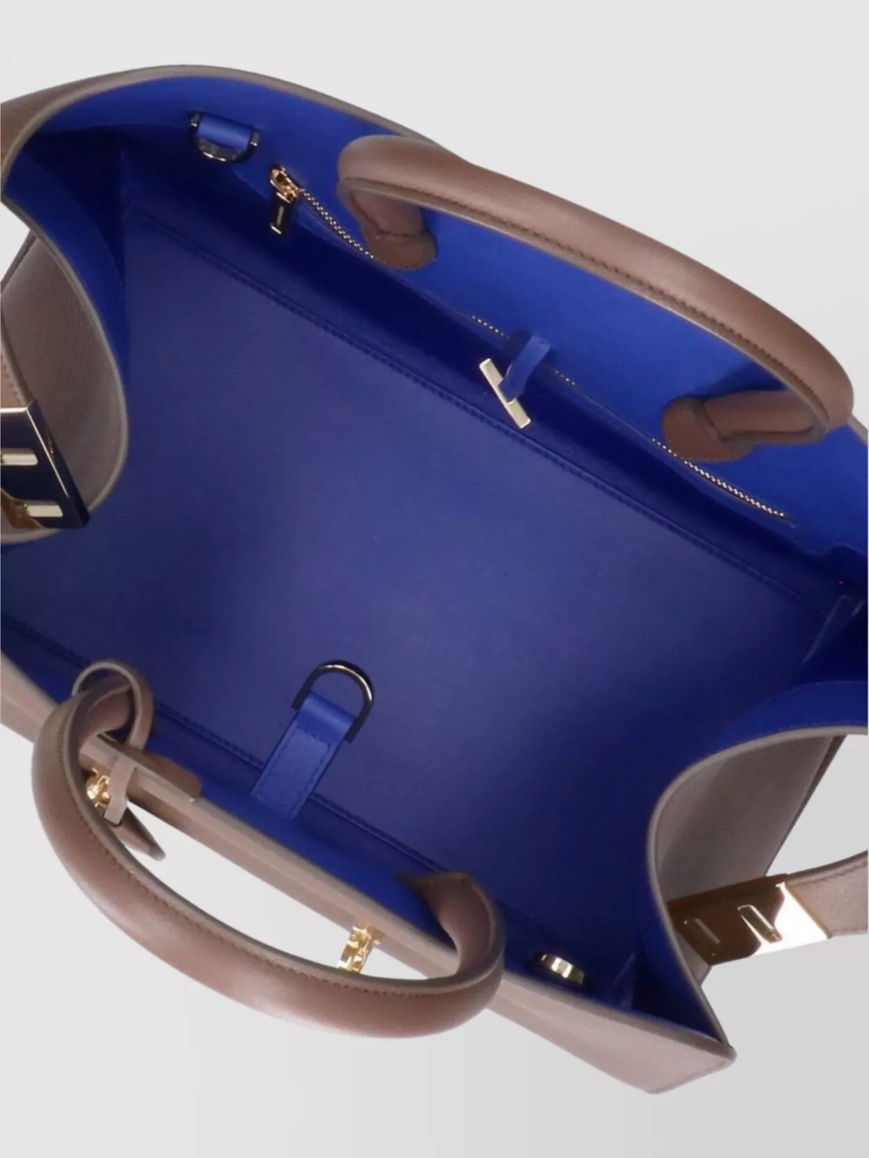 Ferragamo Shoulder Bag With Detachable Strap And Top Handles