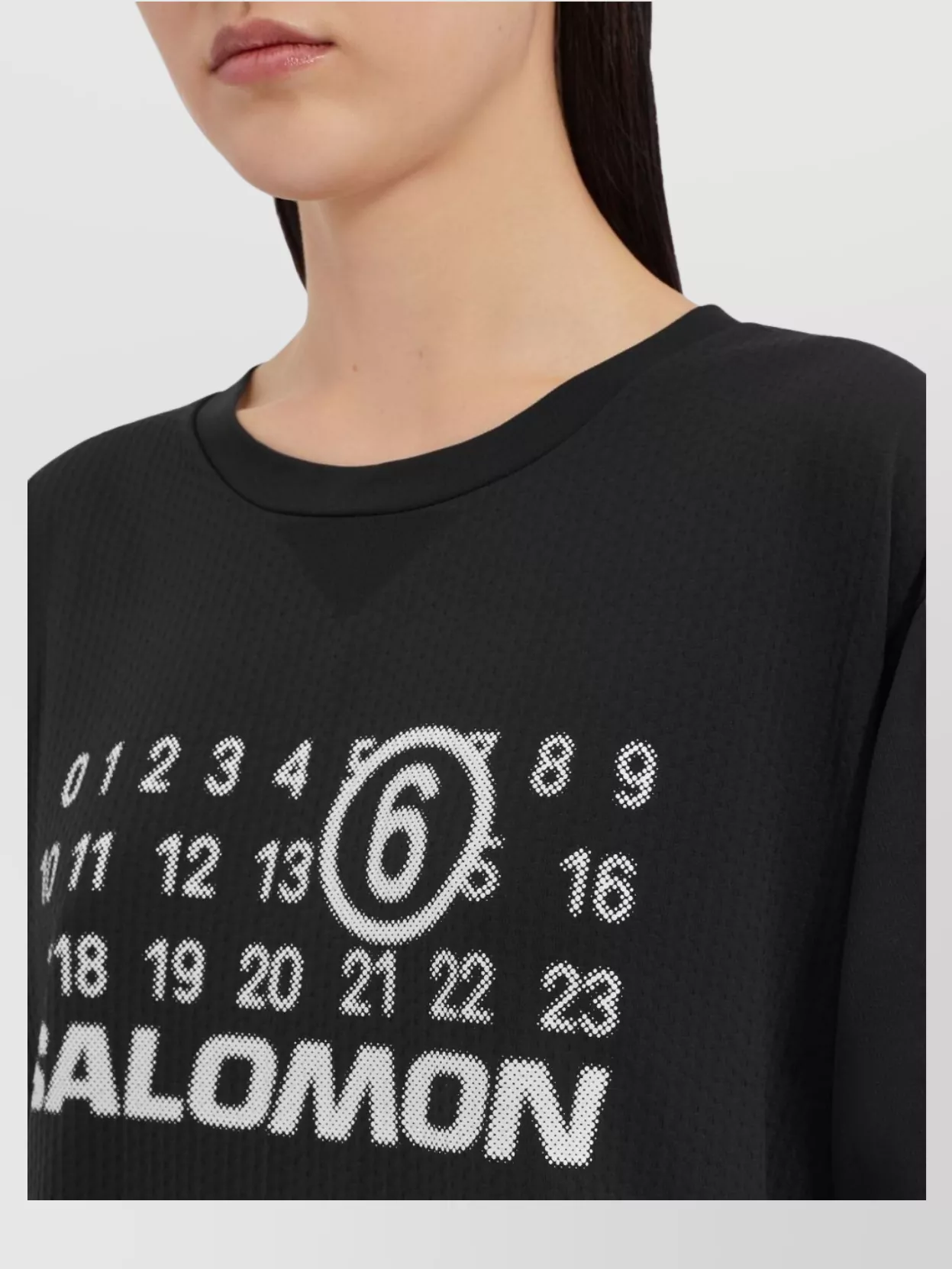 Mm6 Maison Margiela Logo Print Cotton T-Shirt