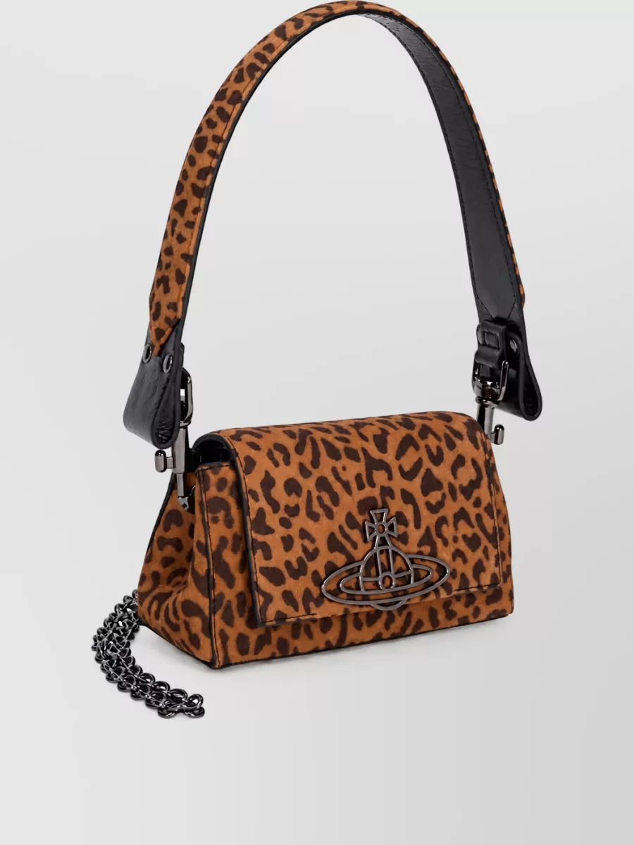 Vivienne Westwood na leather clutch bag