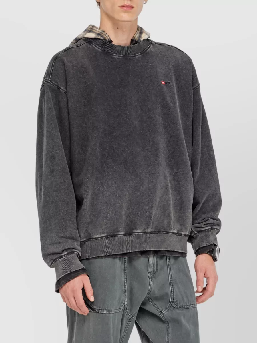 Diesel Cotton Faded Relaxed-Fit Sweatshirt