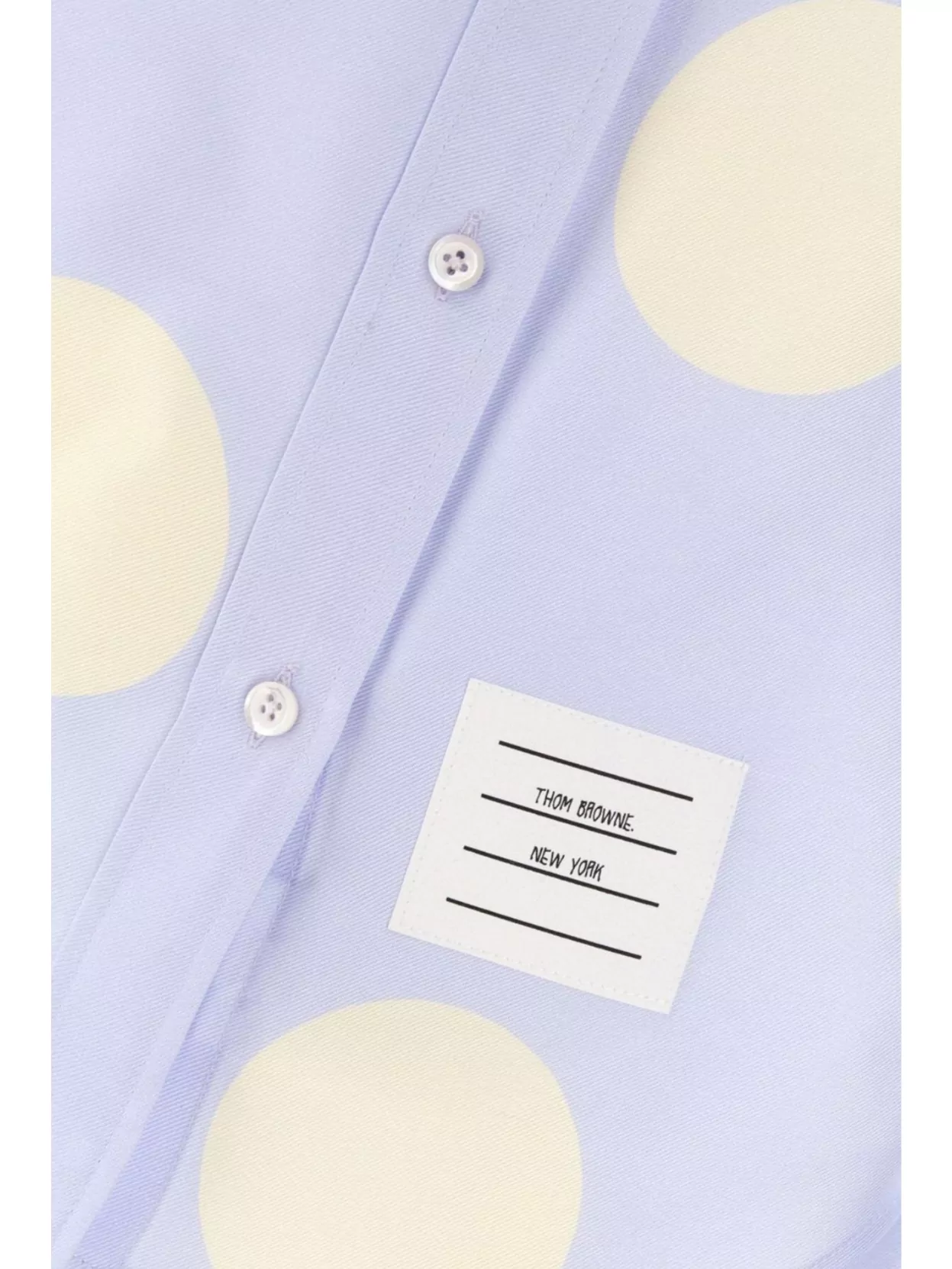 Thom Browne Polkadot Print Silk Shirt
