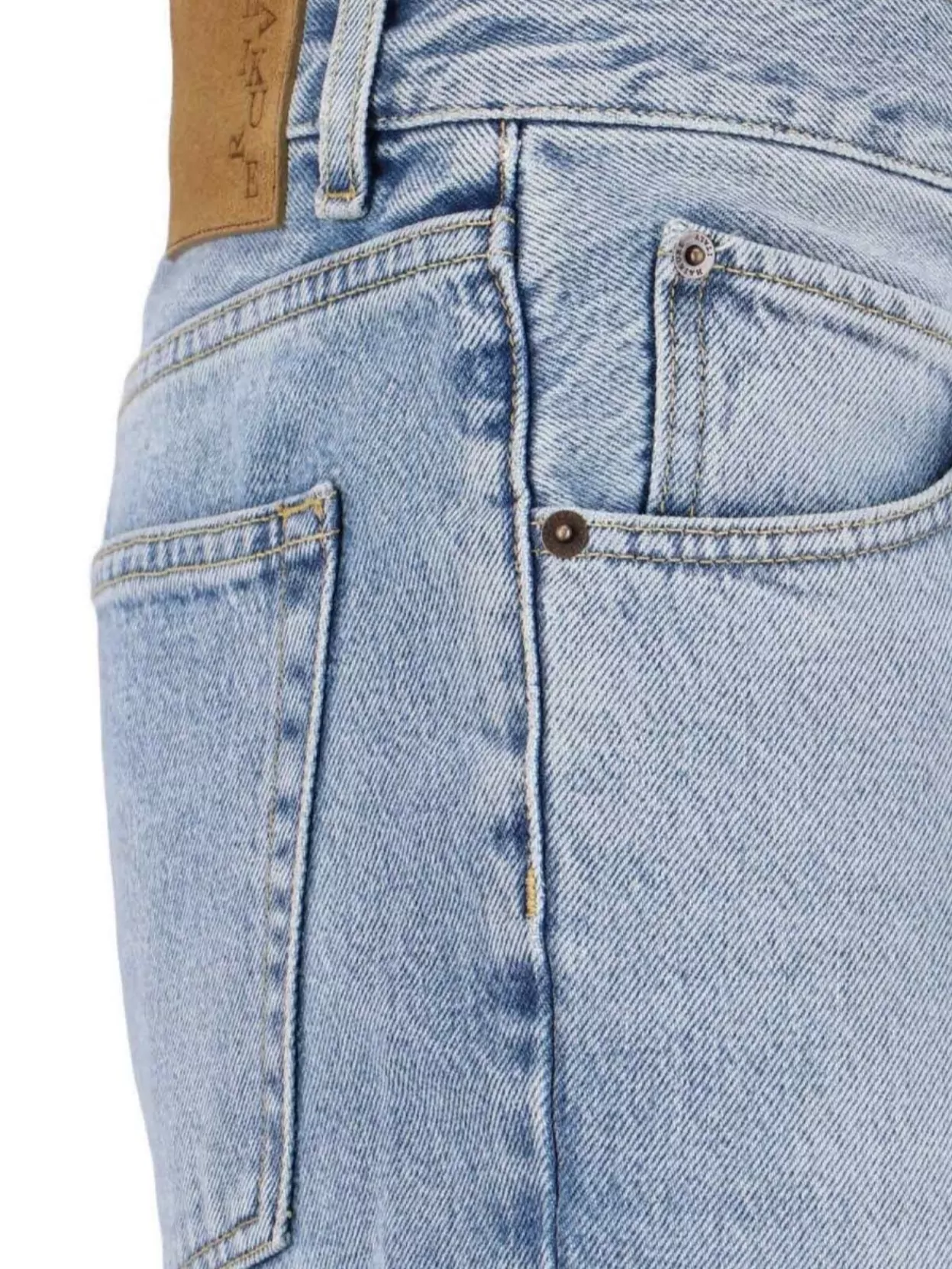 Haikure Straight Trousers With Belt Loops And Pockets In Multi
