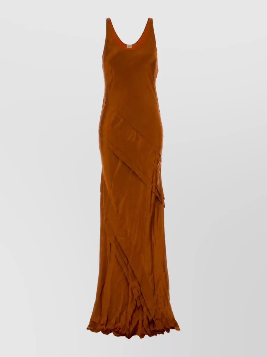 Saint Laurent silk satin maxi dress