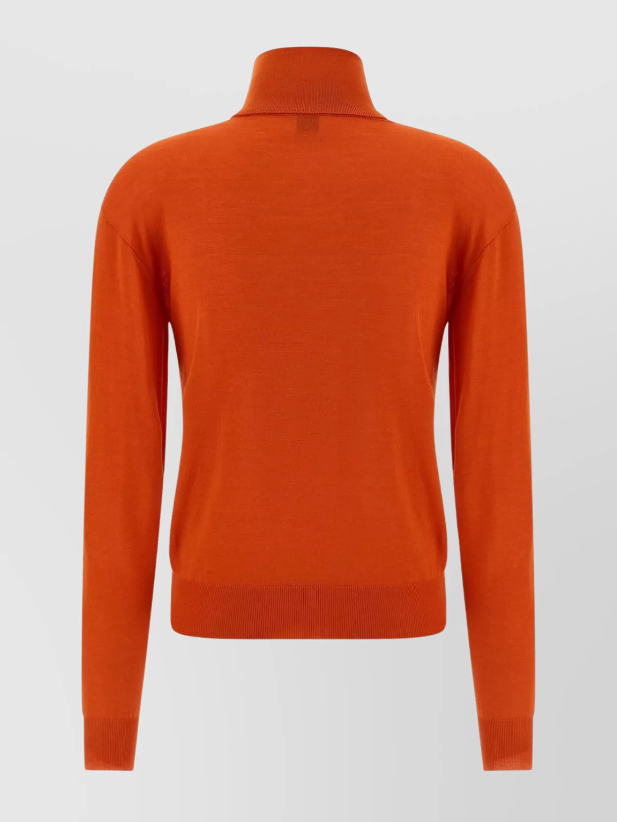 Saint Laurent Cashmere And Silk Turtleneck Knit Sweater