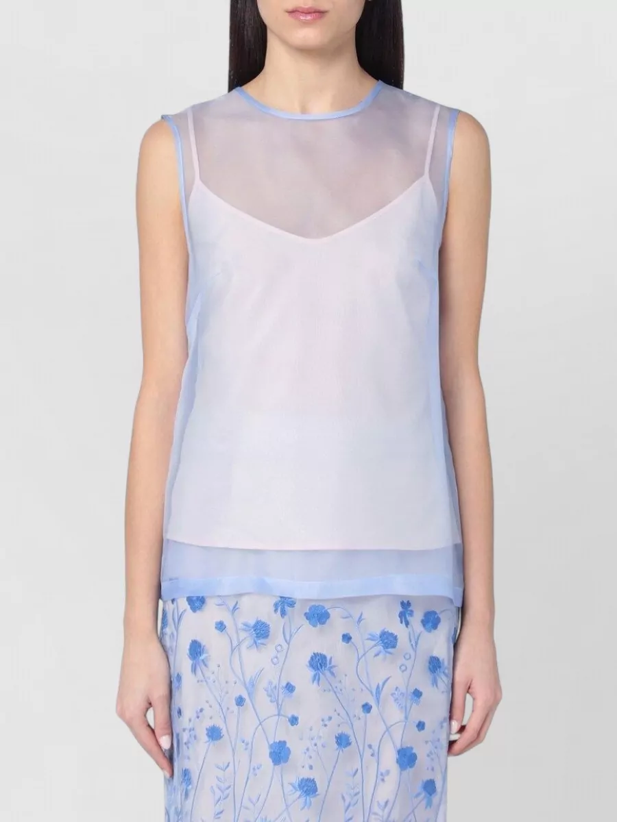 P.a.r.o.s.h. silk tank top
