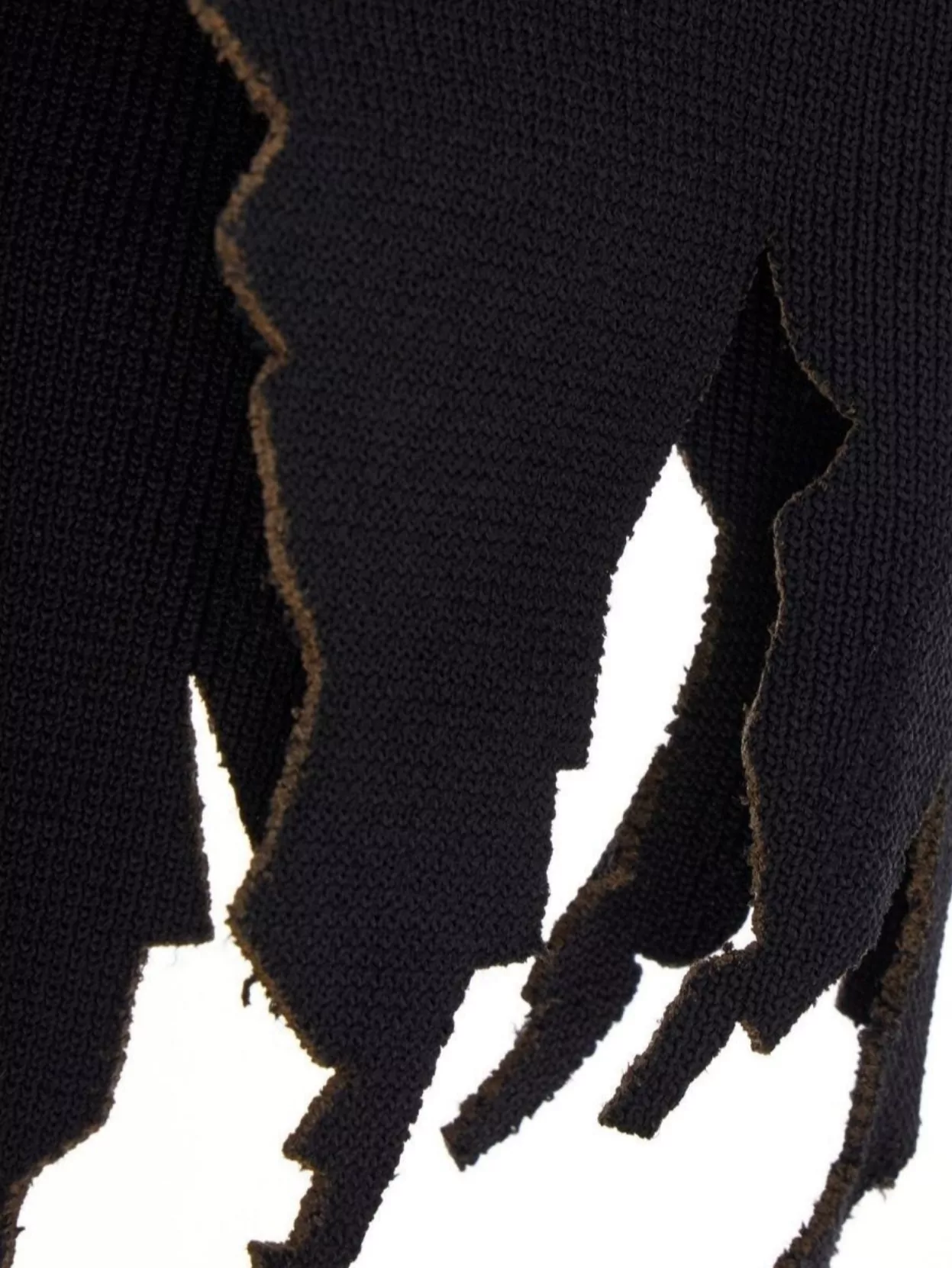 Jw Anderson J. W.anderson Stretchy High Waist Pants With Laser-cut In Black