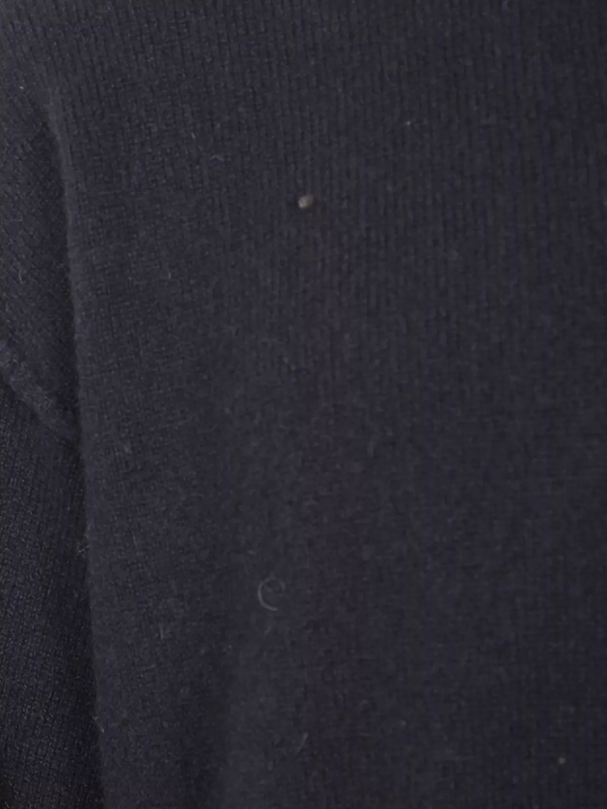 Uma Wang Basic Crew Neck Sweater With Distressed Hem In Blue