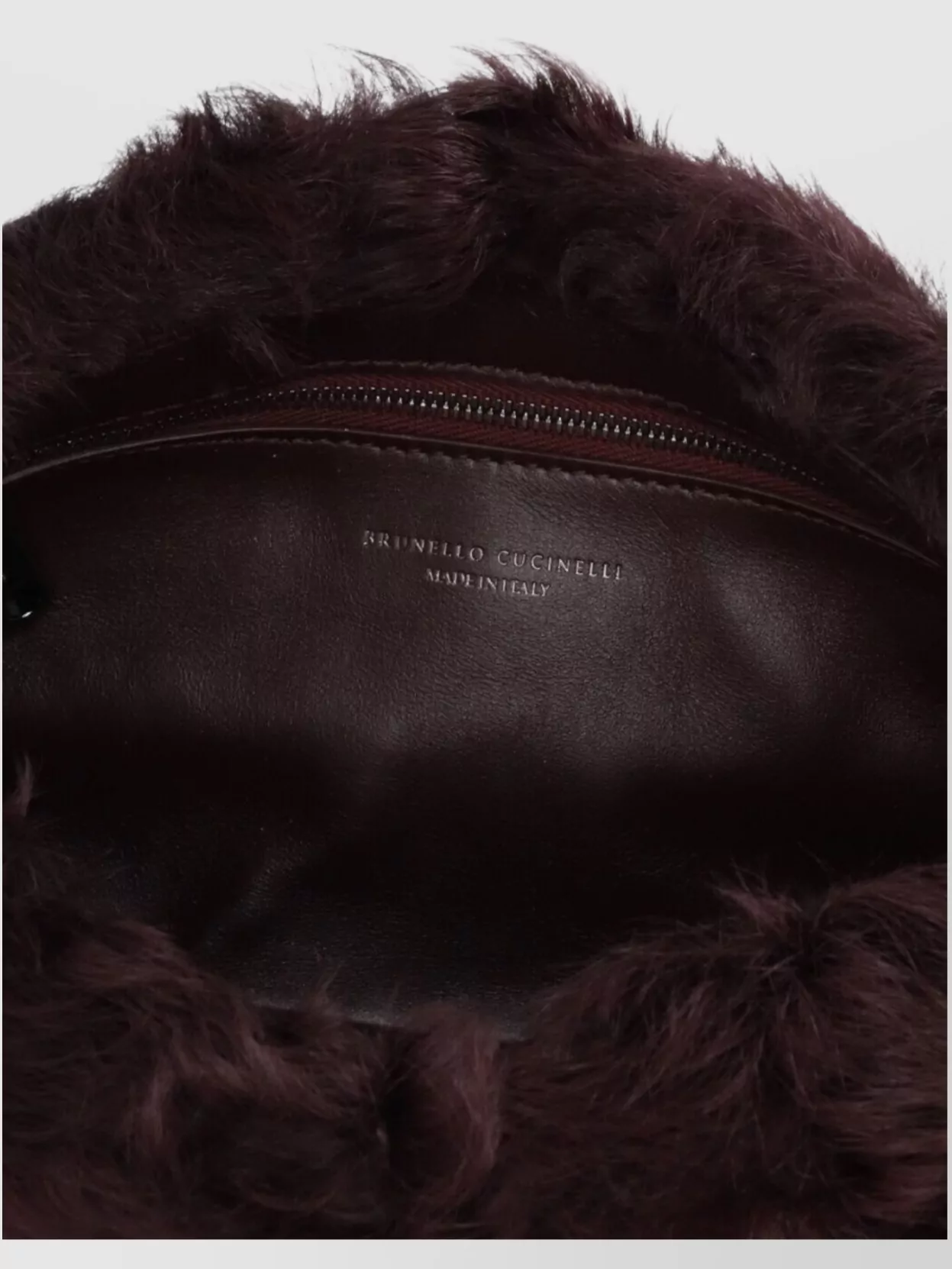 Brunello Cucinelli Rectangular Handbag Featuring Brass Accents