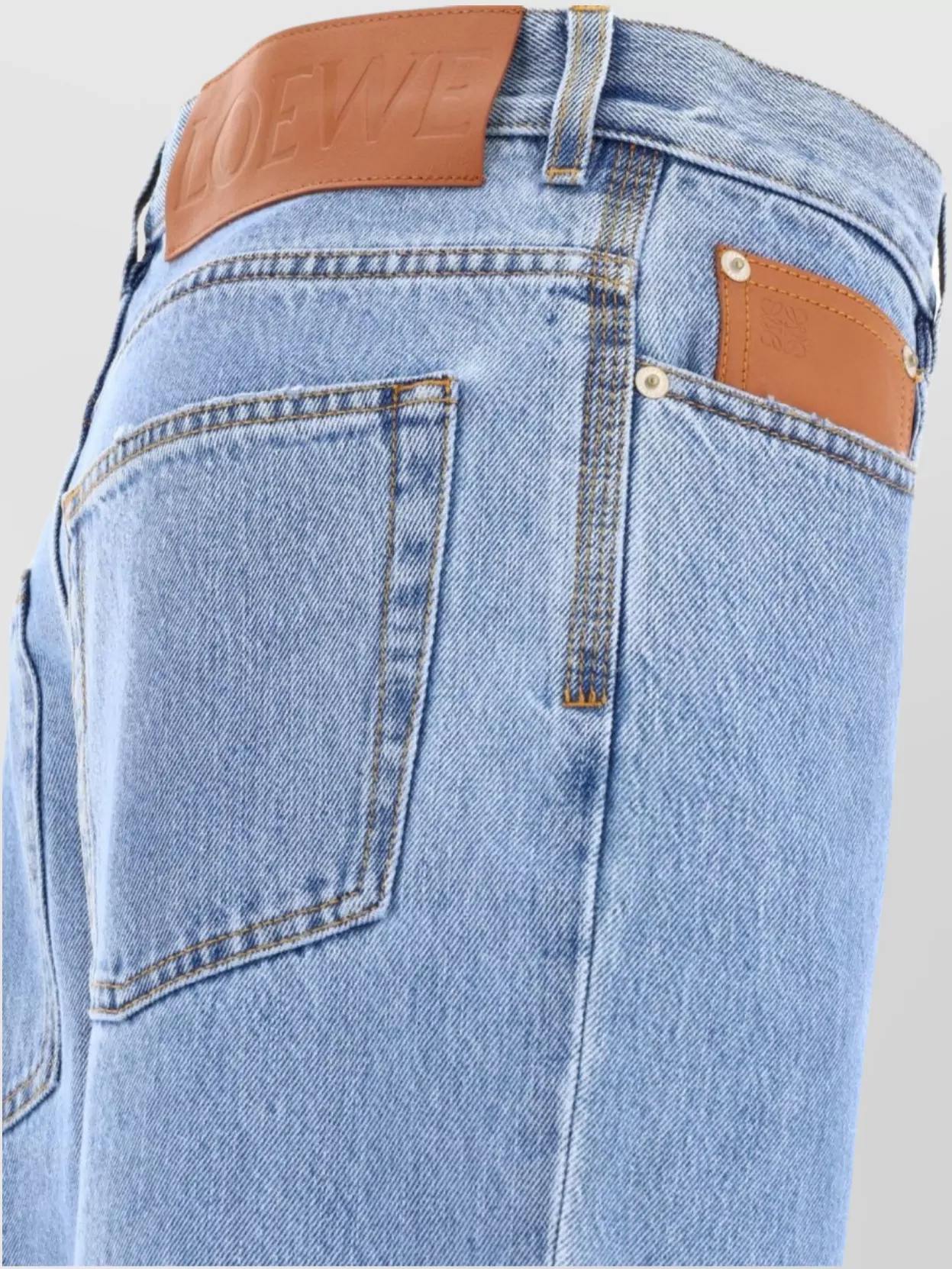 Loewe Casual Rolled Cuff Denim Trousers