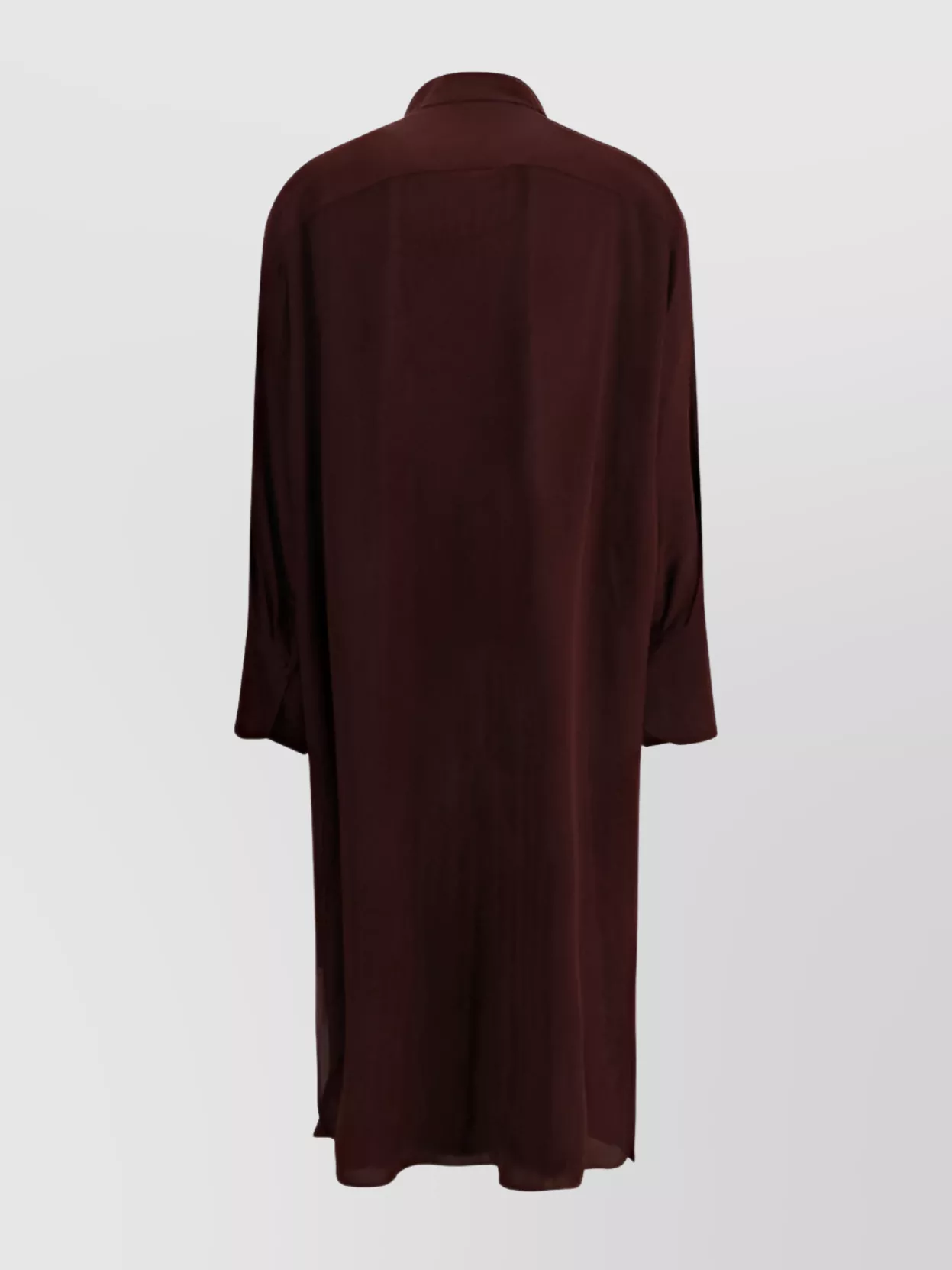 Alexander Mcqueen Sheer Silk Shirt Dress For Special Evenings