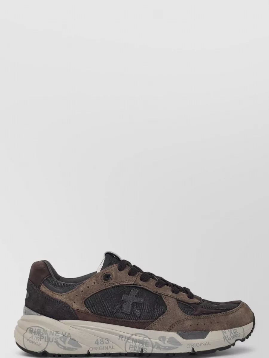 Premiata suede low-top sneakers