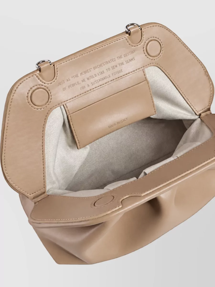 Themoiré Bios Medium Gathered Clutch Bag
