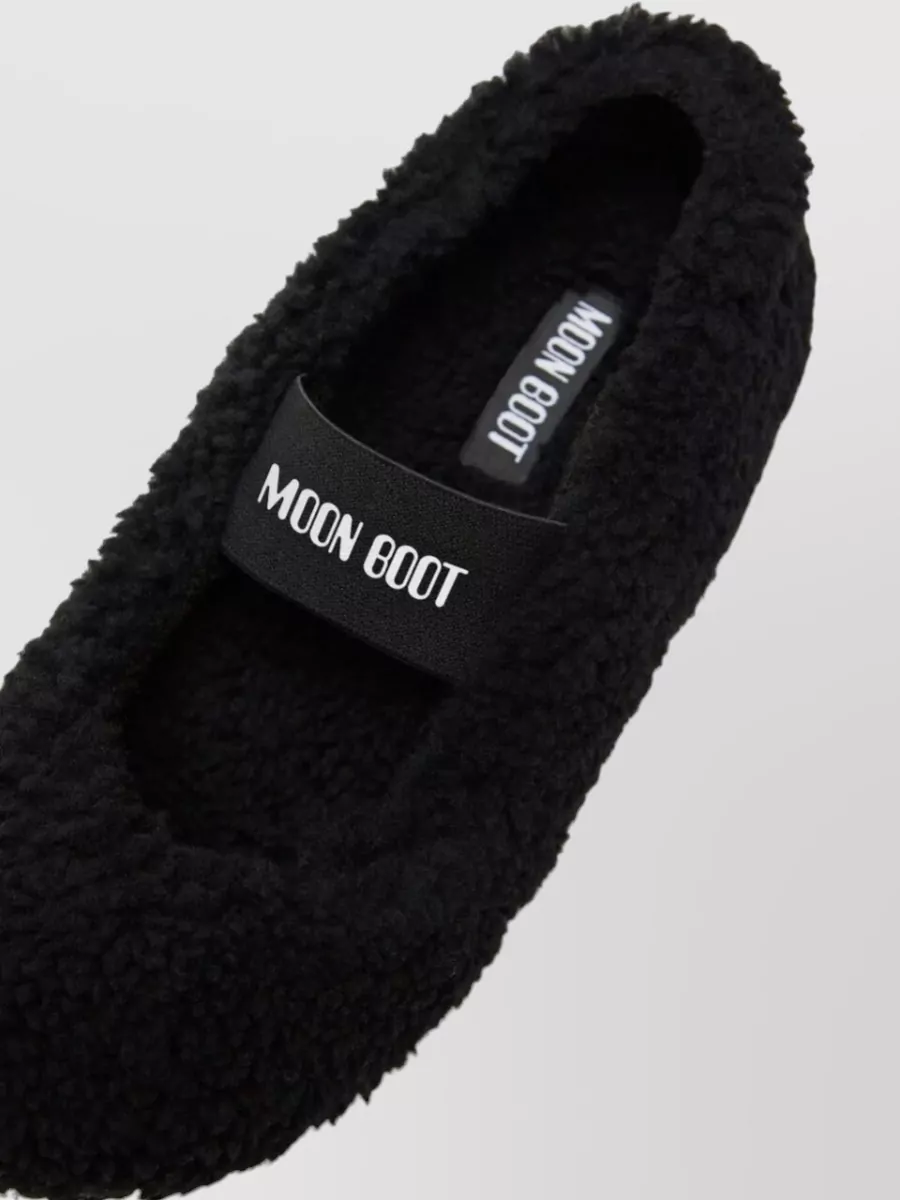 Moon Boot Soft Shearling Flat Ballerina Shoes