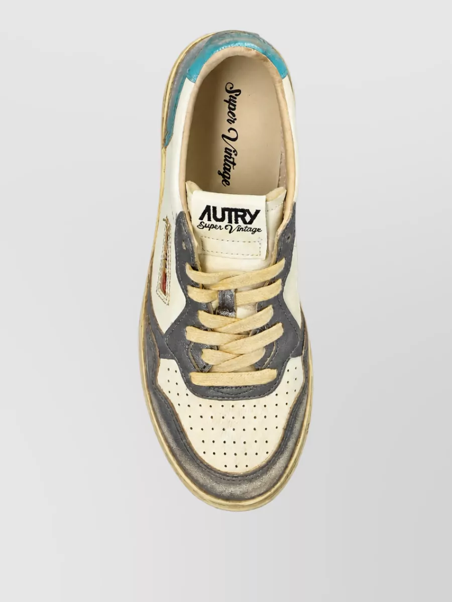 Autry Leather Lace-Up Sneakers