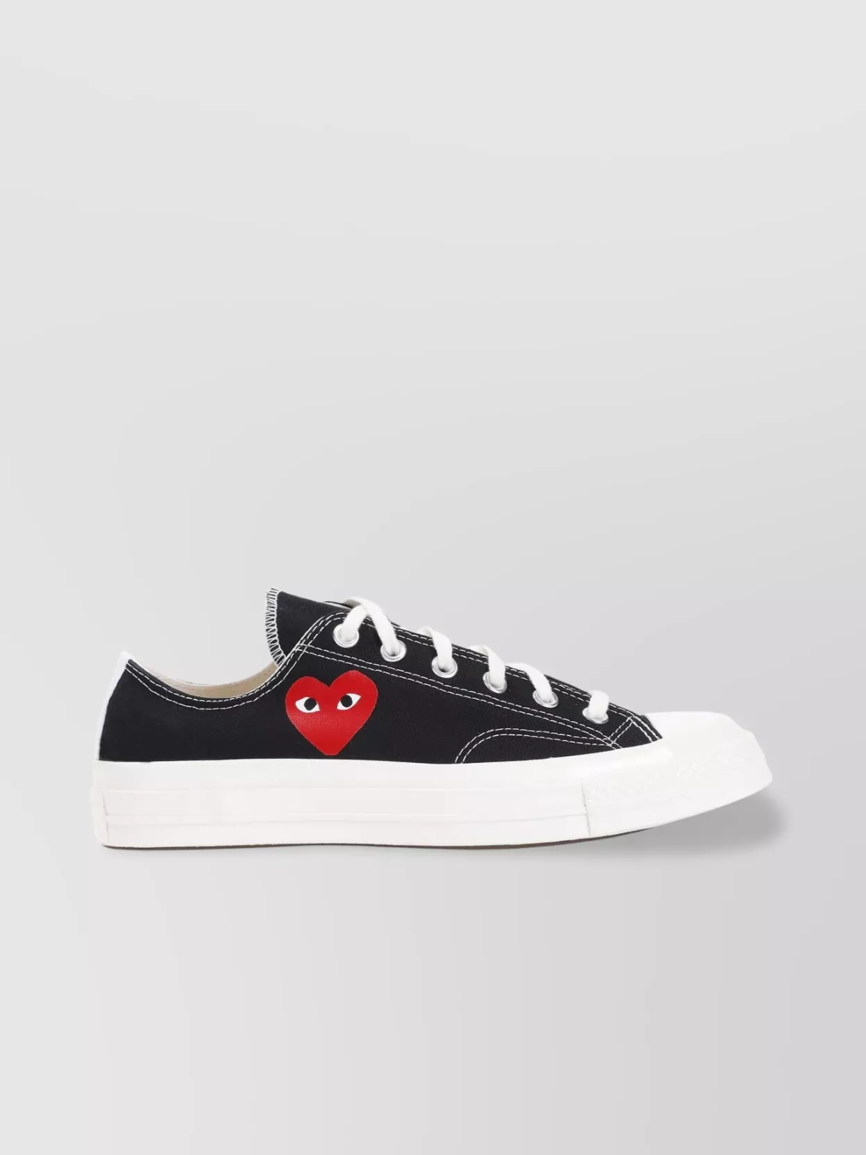 Comme Des Garçons Play Low Top Sneakers Rubber Sole