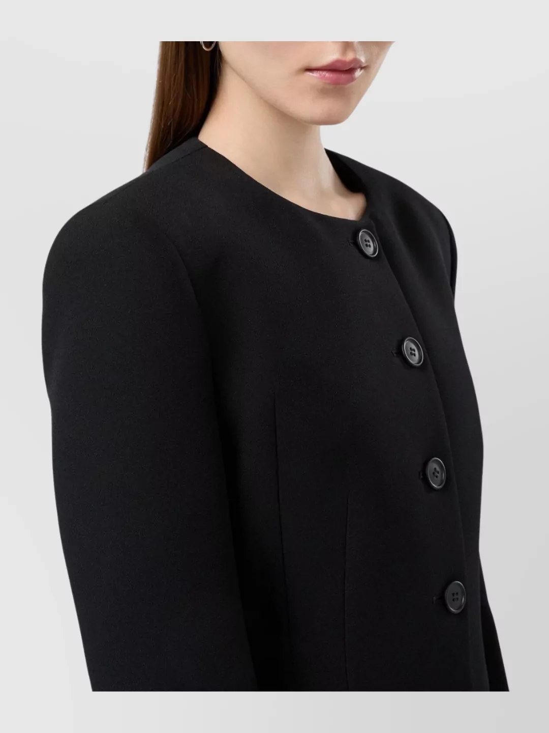 The Andamane Structured Coat Dress Flap Pockets
