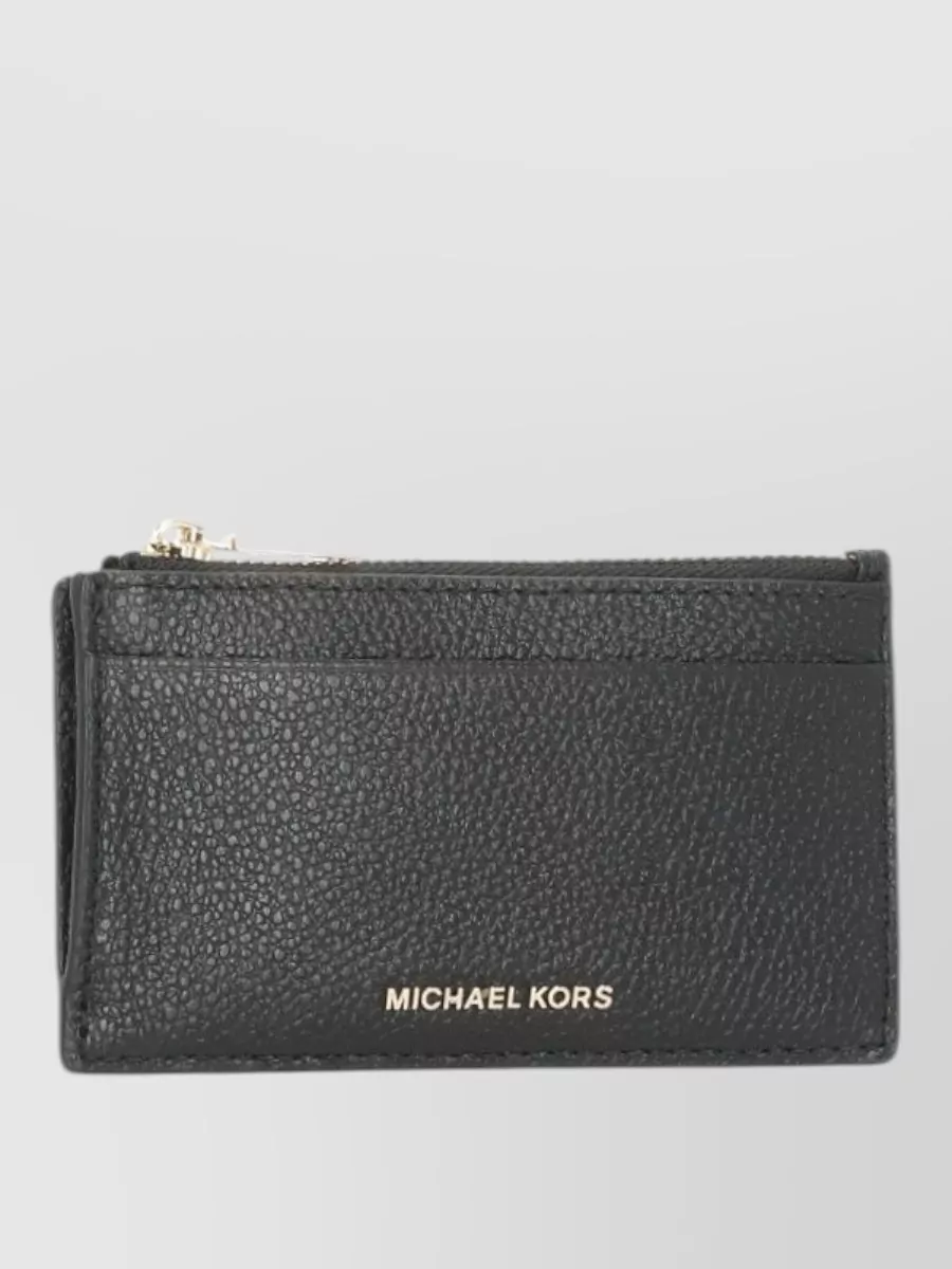 Michael Michael Kors Pebbled Leather Wallet Textured Finish Design