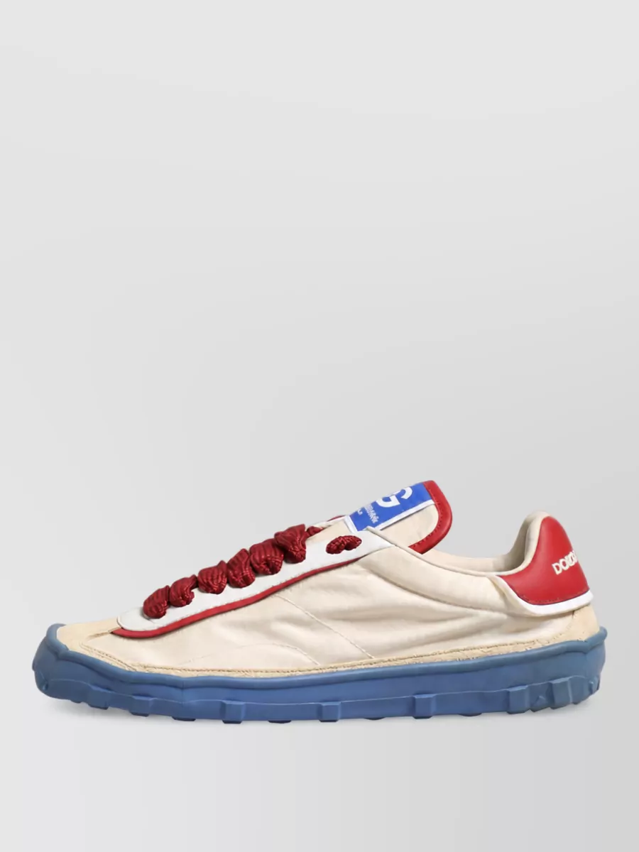 Dolce&Gabbana Leather Low-Top Sneakers