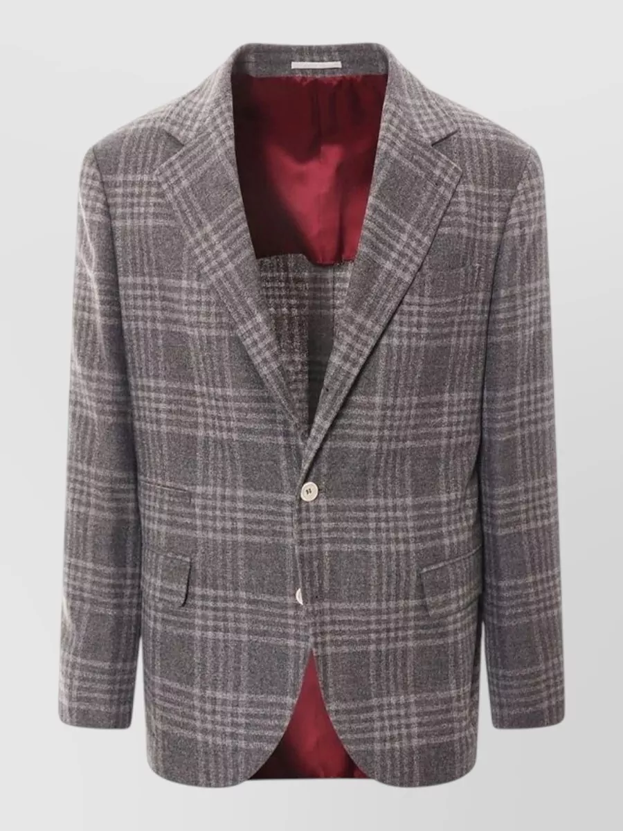 Brunello Cucinelli cashmere silk wool blazer