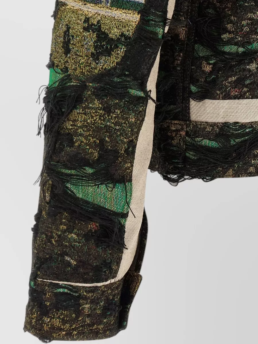 Junya Watanabe Jacquard Single Breasted Coat
