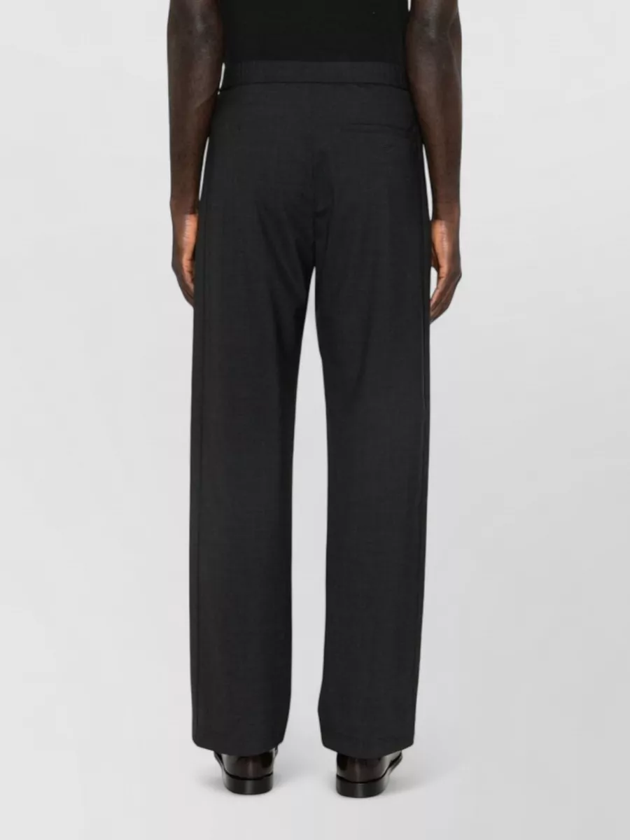 Emporio Armani Regular-Fit Straight-Leg Trousers