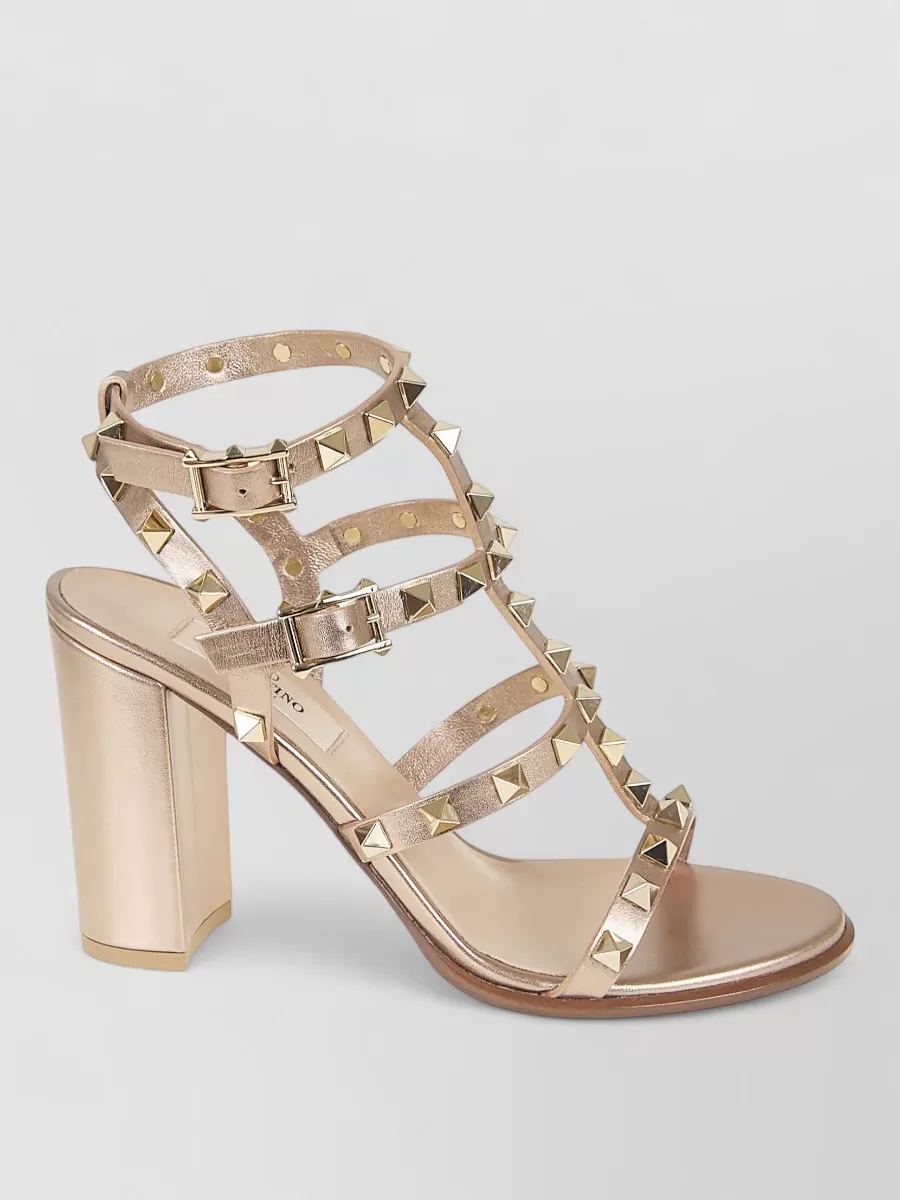 Valentino Garavani Leather Rockstud Sandals