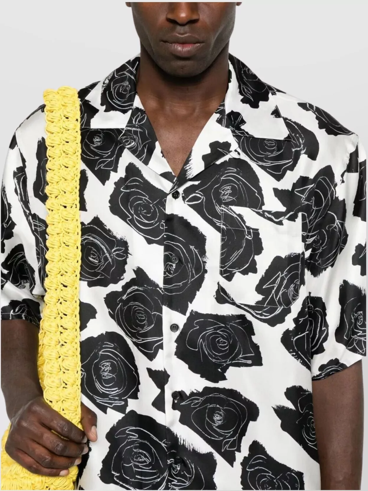 Marni Pocket Floral Short Sleeves Shirt