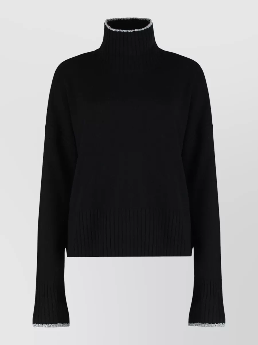 Pinko Cashmere wool ribbed sweatshirt