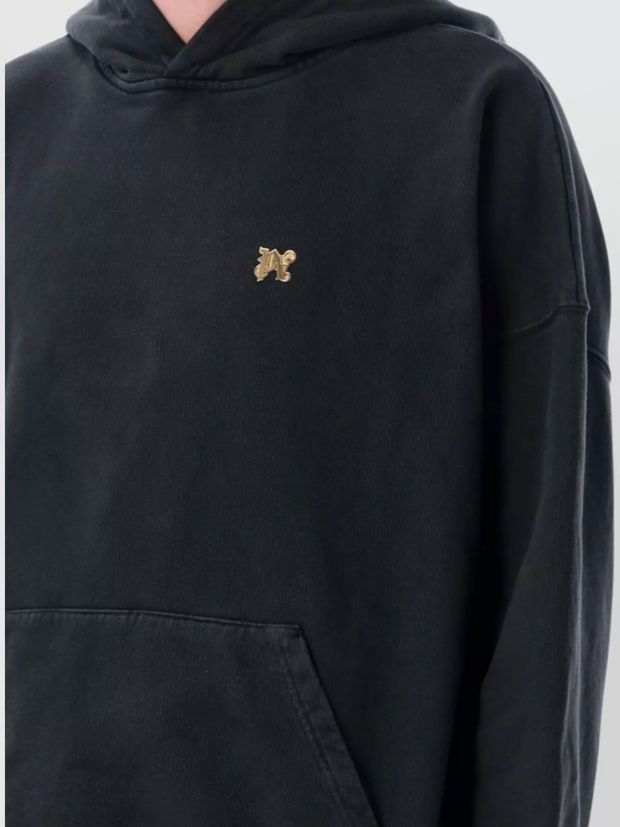 Palm Angels Monogram Hoodie Graphic Print