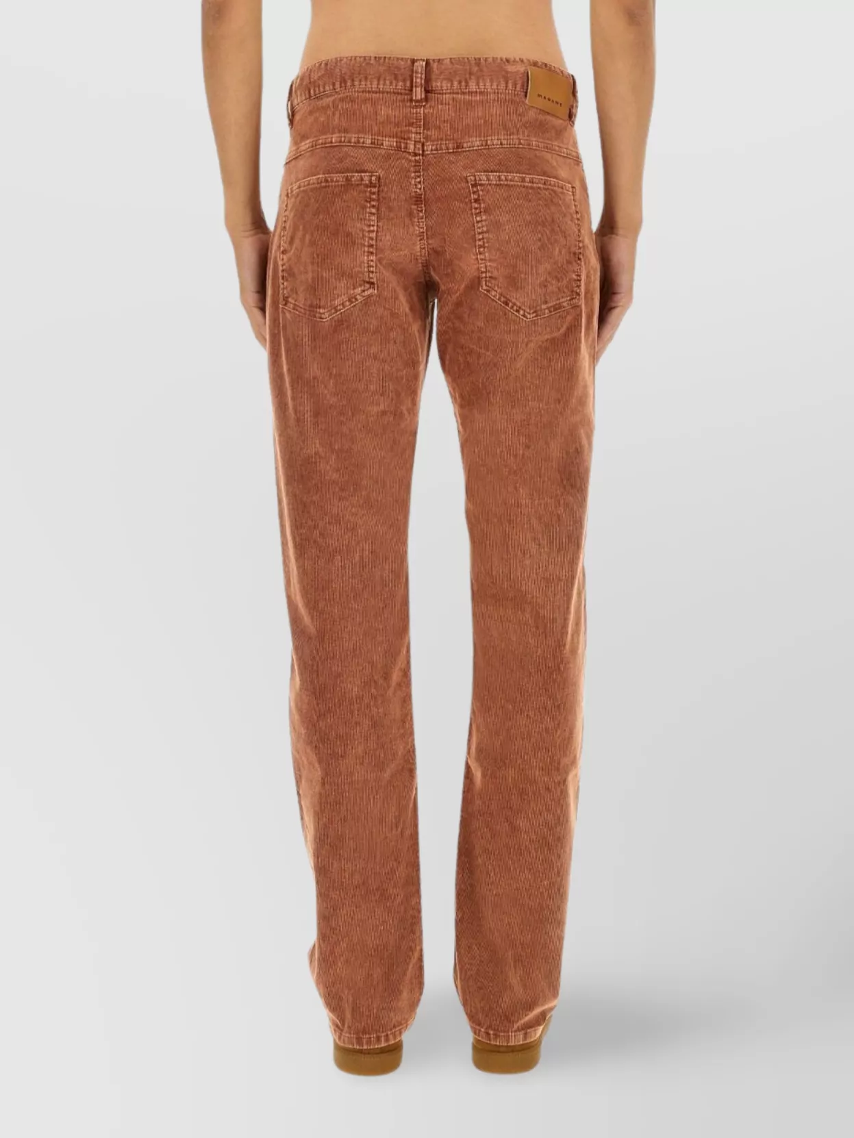 Isabel Marant Denim Corduroy Straight Leg Jeans