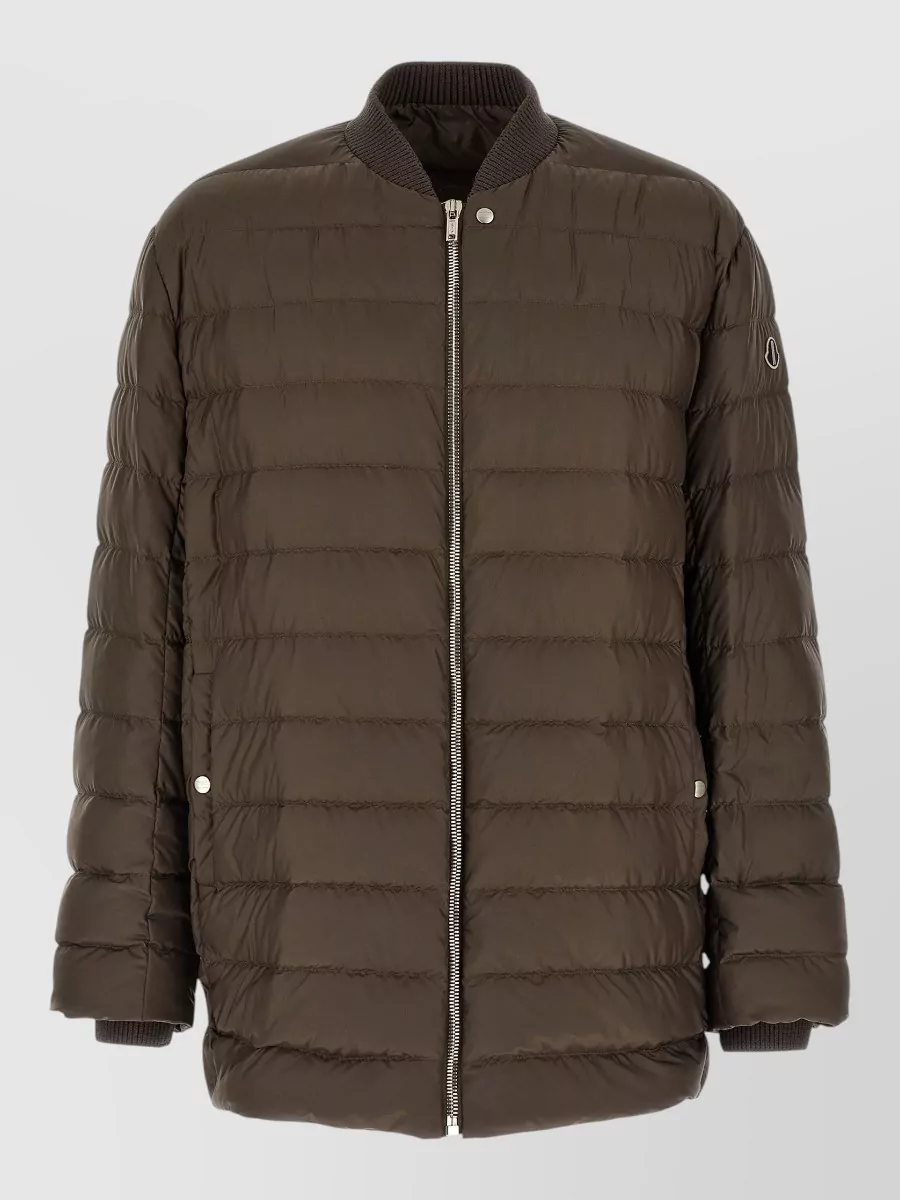 Rick Owens down quilted high-neck puffer jacket