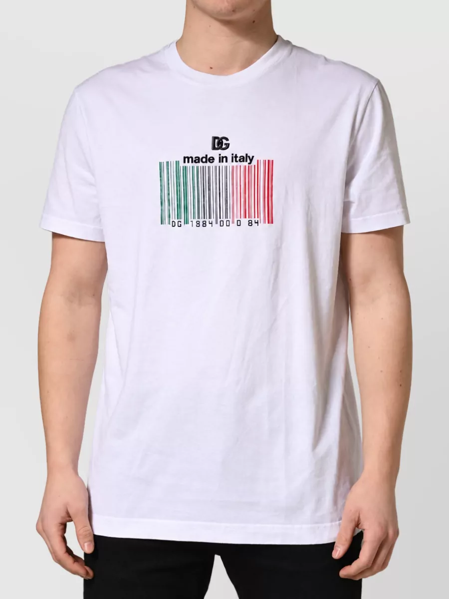 Dolce&Gabbana Cotton Crew Neck T-Shirt