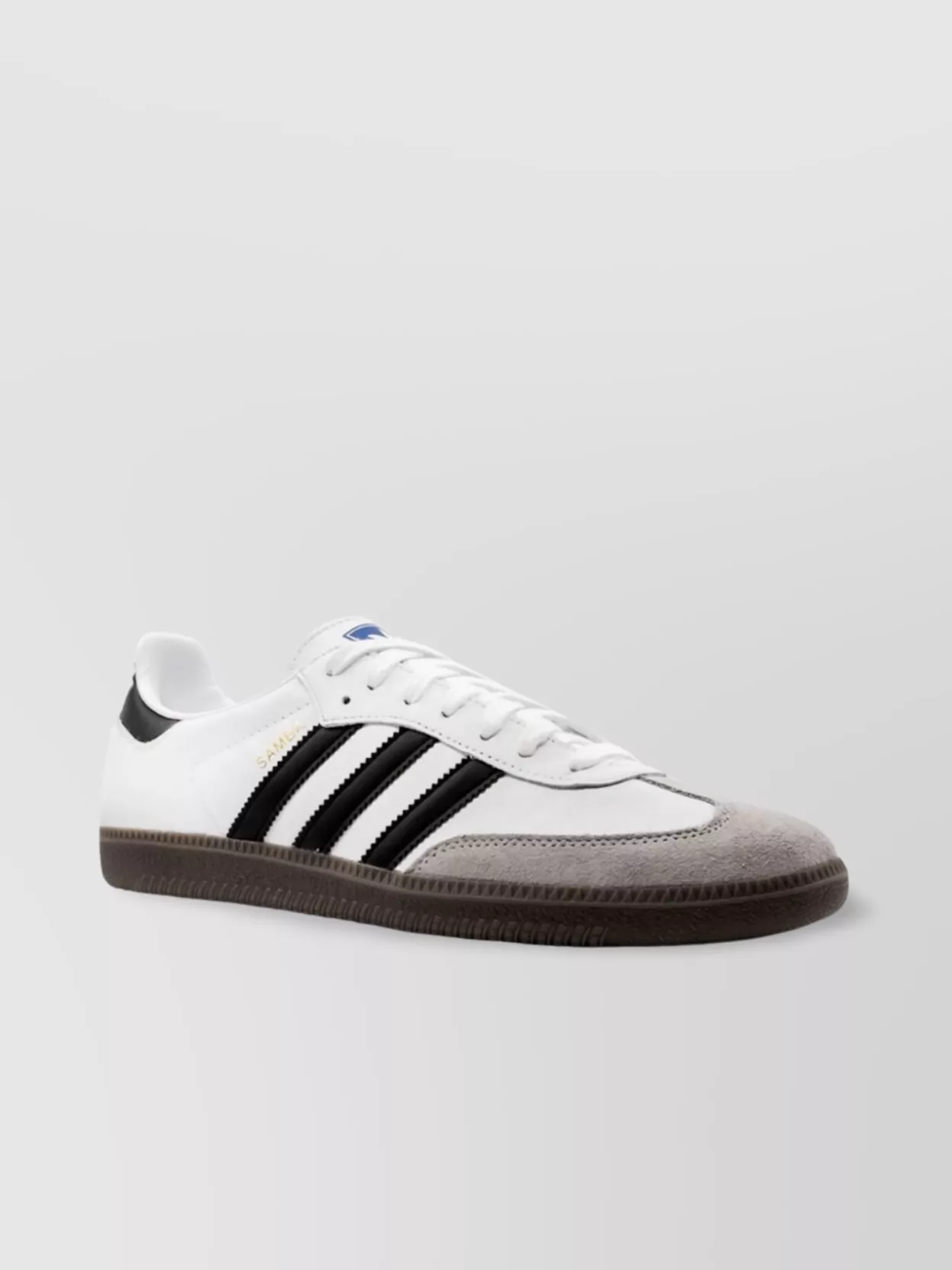 Adidas Originals Low-top Sneakers With Contrast Stripes And Suede Accents In Black