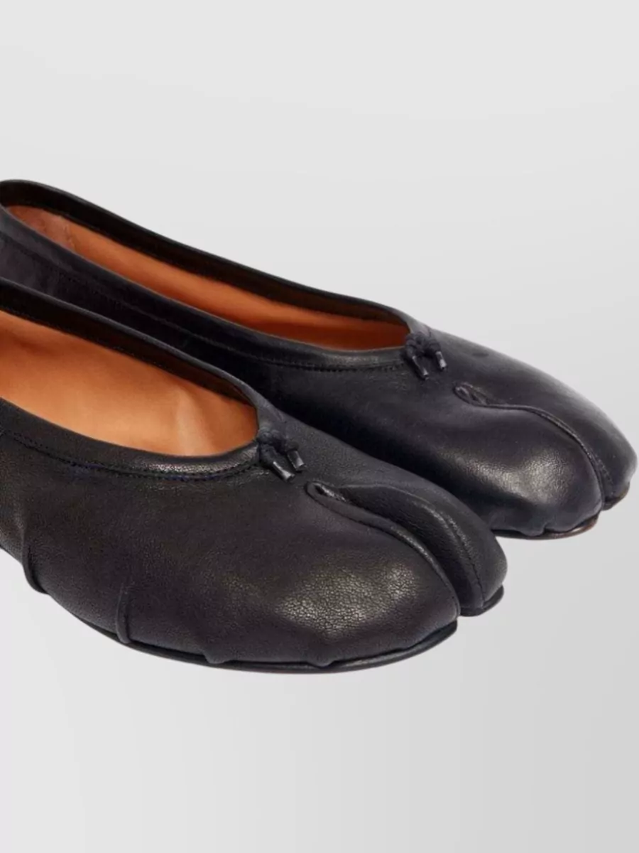 Maison Margiela Tabi Ballet Flats Lambskin Split Toe Knot